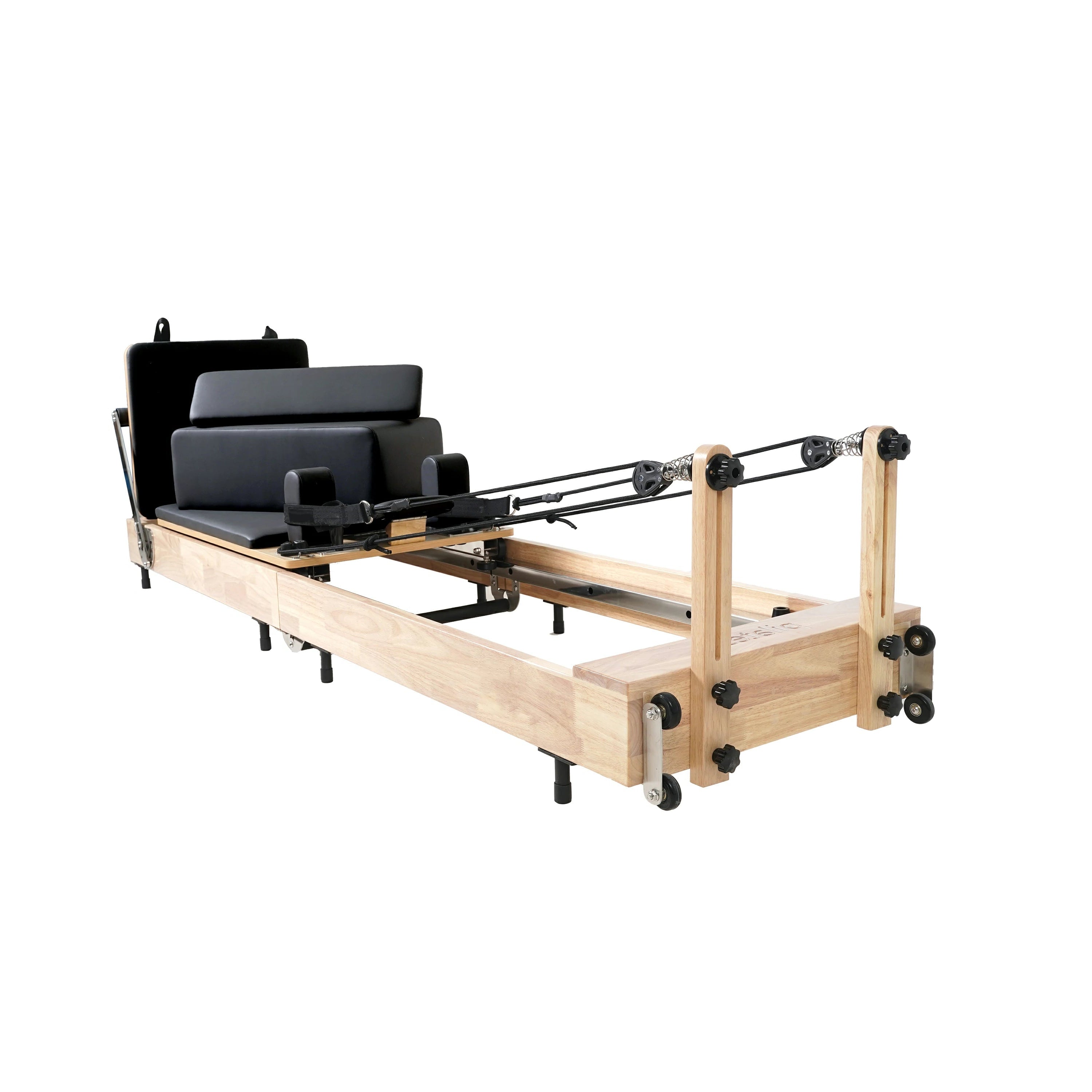 Collapsible Classic Pilates Reformer Black