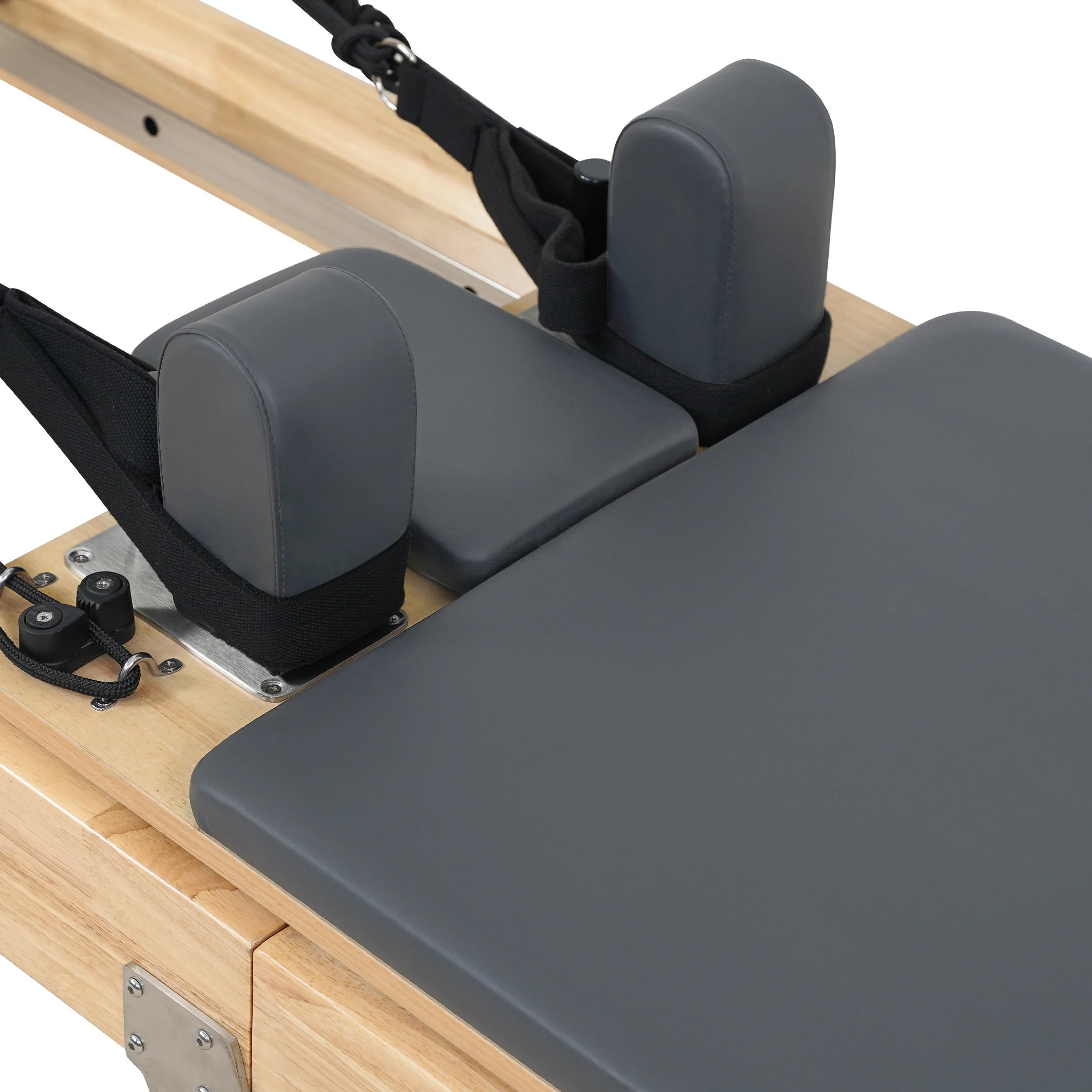 Oak Folding Classic Pilates Reformer – Grey