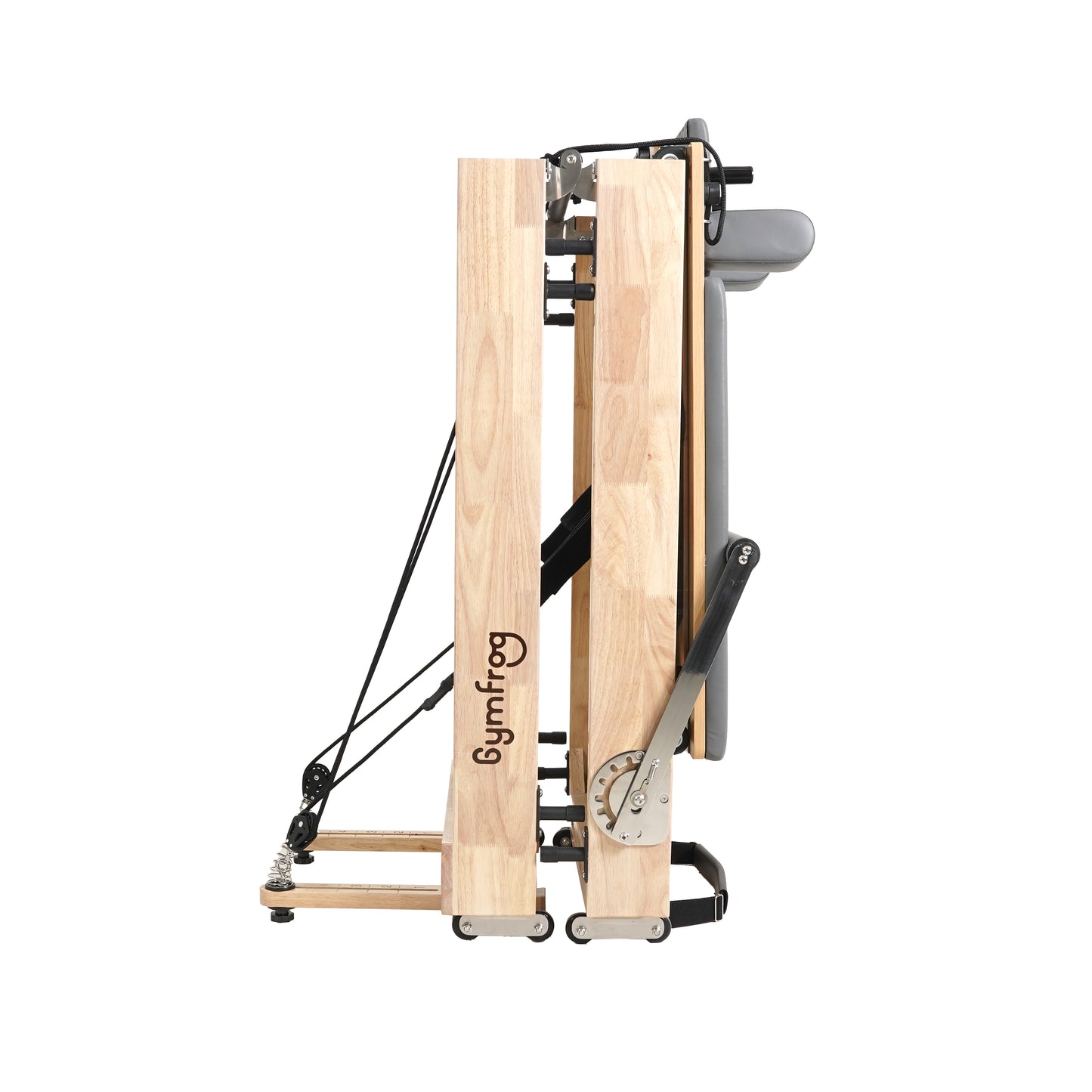 Foldable Pilates Reformer – Grey