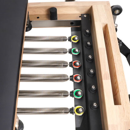 Foldable Pilates Reformer – Black