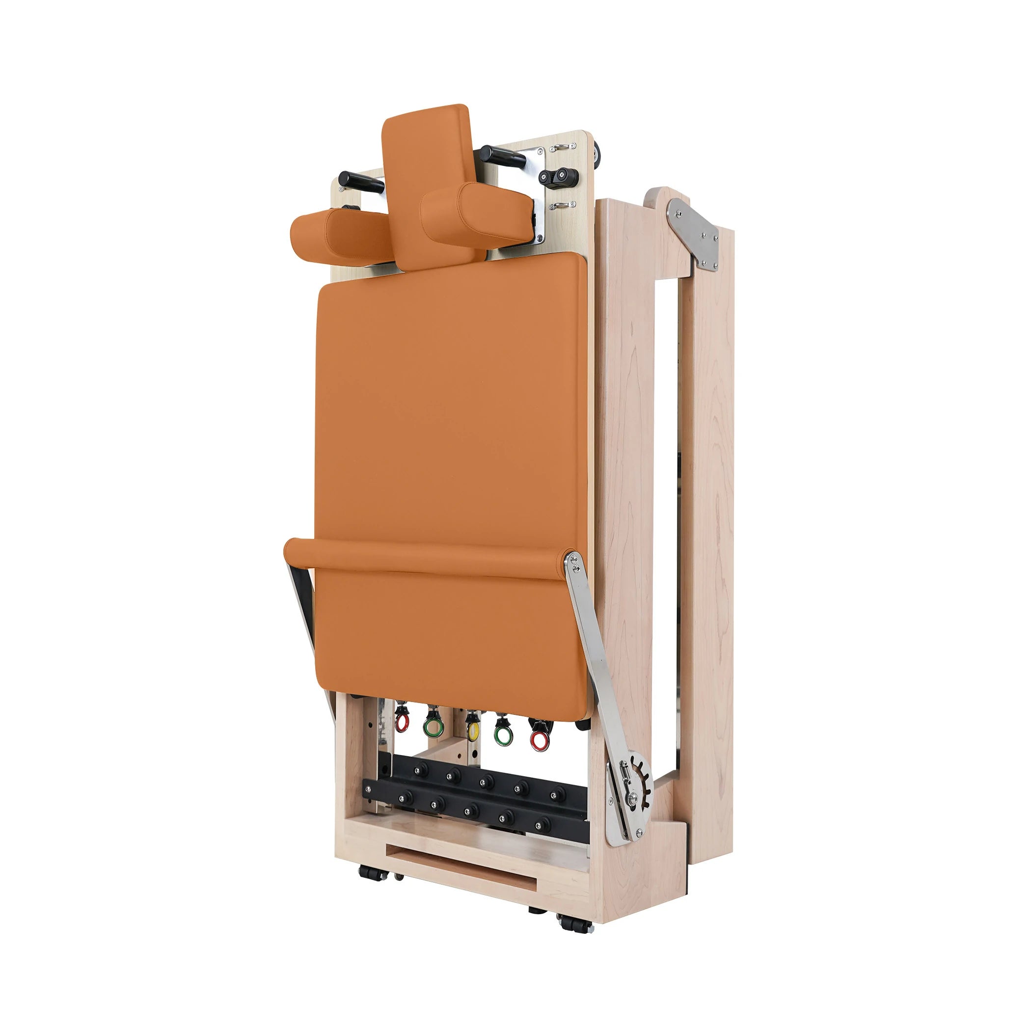 Reformeur de Pilates Classique Pliant Maple – Orange